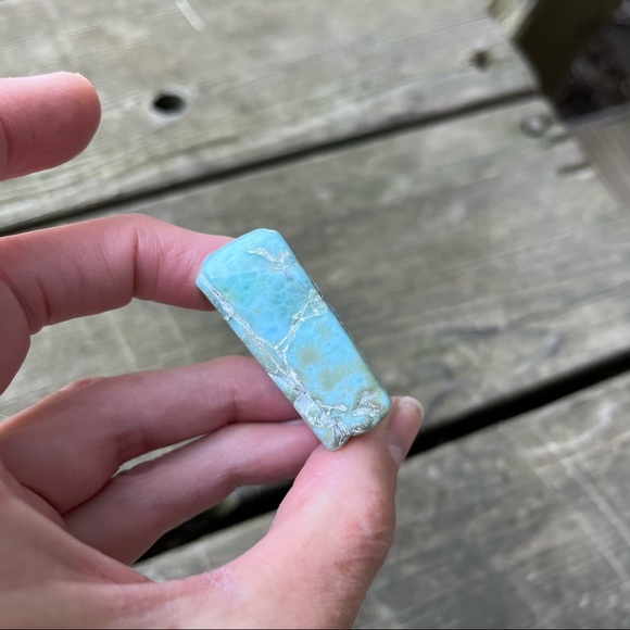 Larimar Gemstone Tumbled - Picture 5 of 15
